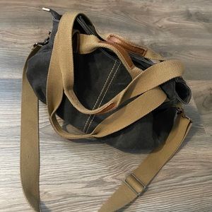 Casual Hobo/ Crossbody Canvas bag- EUC